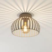 Loftlampe Mogano 3, beige, Ø 28 cm, metal, E27
