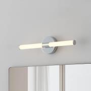 LED-væglampe Ramola, kromfarvet, bredde 45 cm, IP44, CCT