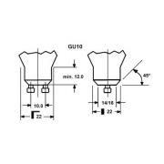 LED-pære SUPERIA RETRO ES50 GU10 4,8 W 940 475 lm 36°