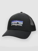 Patagonia P-6 Logo Lopro Trucker Kasket sort