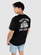 Salty Crew Reels And Meals Premium T-shirt sort