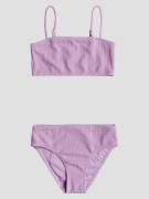 Roxy Aruba Rg Crop Top Kids Bikini Set mønster