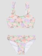 Roxy All About Sol Cropped Kids Bikini Set hvid