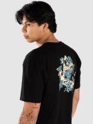 Santa Cruz BT Screaming Rose Flash T-shirt sort