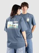 Penfield Block Landscape Graphic T-shirt blå