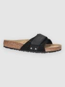 Birkenstock Oita Nubuck Leather/Suede Sandaler sort