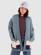 Passenger Vista Recycled Knitted Cardigan blå