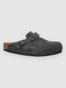 Birkenstock Boston Suede Leather Sandaler grå