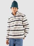 Vissla Hiking Ice Sherpa II Half-Zip Fleecepullover hvid