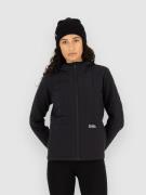 Mons Royale Canyon Merino Insulated Hooded Jakke sort