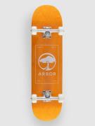 Arbor Street 8.25" Logo Skateboard orange