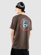 Santa Cruz BT Ringed Screaming Flame T-shirt sort