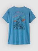 Patagonia Cap Cool Daily - Cloud Crag T-shirt blå