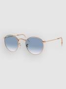 Ray-Ban Round Metal Rosegold Solbriller pink