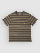 Rhythm Vintage Stripe T-shirt grøn