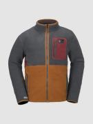 Volcom Fleecer Full Hættetrøje med lynlås grå