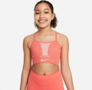 Nike Drifit Indy Sports Bh Piger Tøj Orange 128137 / S