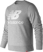 New Balance Essentials Stacked Logo Sweatshirt Herrer Spar2540 Grå Xs