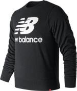New Balance Essentials Stacked Logo Sweatshirt Herrer Tøj Sort S