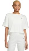 Nike Sportswear Ribbed Jersey Tshirt Damer Tøj Hvid Xs