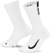 Nike Multiplier Strømper, 2 Par Unisex Tilbehør Og Udstyr Hvid S