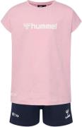 Hummel Nova Tshirt, Sæt Piger Spar2540 Pink 110