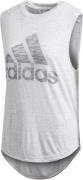 Adidas Id Winners Muscle Tshirt Damer Spar4060 Hvid Xs