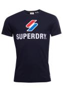 Superdry Sportstyle Classic Tshirt Herrer Tøj Blå Xs