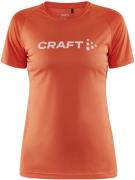 Craft Core Unify Logo Tshirt Damer Kortærmet Tshirts Orange Xs