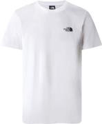 The North Face S/s Simple Dome Tshirt Herrer Tøj Hvid L