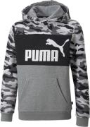 Puma Essentials+ Camo Hættetrøje Drenge Tøj Grå 140