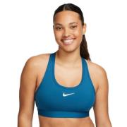 Nike Drifit Medium Support Polstret Sports Bh Damer Tøj Blå Xs