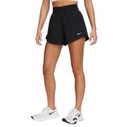 Nike Drifit One Highwaist 3" 2i1 Shorts Damer Tøj Sort Xs