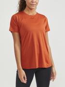 Craft Adv Essence Ss Trænings Tshirt Damer Kortærmet Tshirts Orange Xl