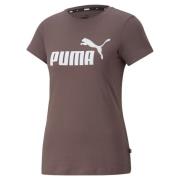 Puma Essentials Logo Tshirt Damer Tøj Brun M