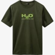 H2o Logo Tshirt Herrer Kortærmet Tshirts Grøn S