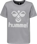 Hummel Tres Tshirt Unisex Sommer Tilbud Grå 104