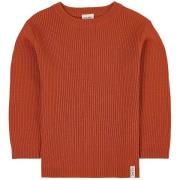 Kuling Ribstrikket Uldsweater Rust | Orange | 74/80 cm