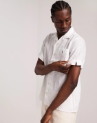 Polo Ralph Lauren 100% Linen Short Sleeve-Sport Shirt Kortærmede skjor...