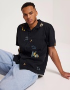 KnowledgeCotton Apparel Box fit short sleeve shirt with embroidery - G...