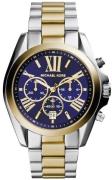 Michael Kors Dameur MK5976 Bradshaw Blå/Guldtonet stål Ø42 mm