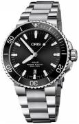 Oris Herreur 01 733 7730 4134-07 8 24 05PEB Aquis Sort/Stål Ø43.5 mm