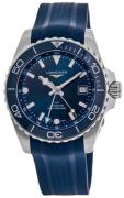 Longines Herreur L3.890.4.96.9 Hydroconquest Blå/Gummi Ø43 mm