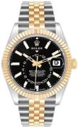 Rolex Herreur 336933-0004 Sky-Dweller Sort/Stål Ø42 mm