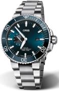 Oris Herreur 01 743 7733 4155-07 8 24 05PEB Aquis Blå/Stål Ø45.5 mm