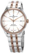 Baume & Mercier Herreur M0A10458 Clifton Hvid/Rosaguldtonet stål