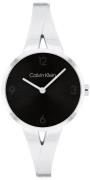 Calvin Klein Dameur 25100026 Joyful Sort/Stål Ø30 mm