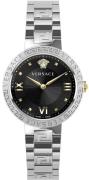 Versace Dameur VE2K00521 Greca Sort/Stål Ø36 mm