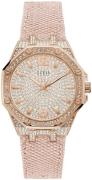 Guess Dameur GW0408L3 Shimmer Rosa guldfarvet/Tekstil Ø38 mm