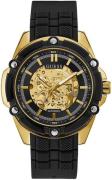 Guess Herreur GW0061G2 Analog Sort/Gummi Ø47 mm